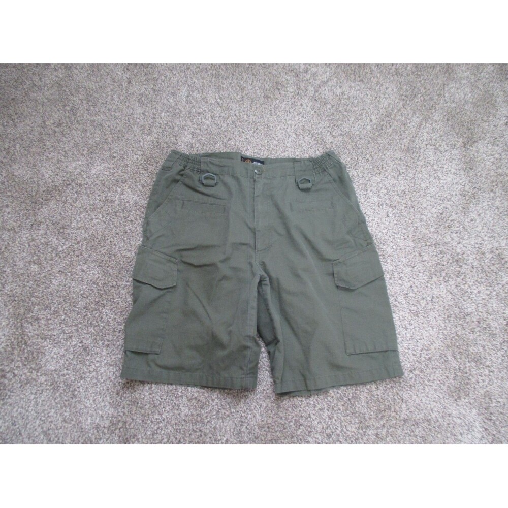 LA Police gear mens cargo shorts mens 32-34 green